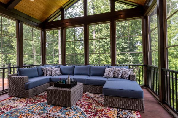 Enclosed Deck Installation in Puyallup