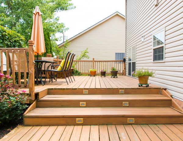 Wooden Patio Installation in Puyallup