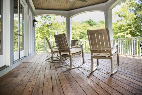 Wooden Porch Construction in Puyallup